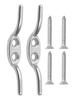 Flagpole Cleat Hook Flagpole Cleat Hook Marine Boat Stainless Steel