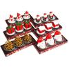 3pcs Creative Christmas Snowman Gingerbread Man Christmas Candle Aromatherapy Gift Set Home Decoration Birthday Gifts