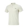 Plain Minimalist Versatile Casual Short Sleeve Polo Shirt Men Tops Off-White APLU141-1