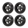 4pcs RC Tire 5 Pointed Star Aluminum Alloy Strong Cushioning Glossy RC Drift Tire for 1 28 for K969 for K989 for P929