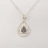 Black Rutile Gemstone 925 Sterling Silver Jewelry Designer Pendant 1.40" For Birthday Gift PP-19-20