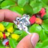 Italian Red Coral Handmade 925 Sterling Silver Gift Ring Size 6.5 b5V91