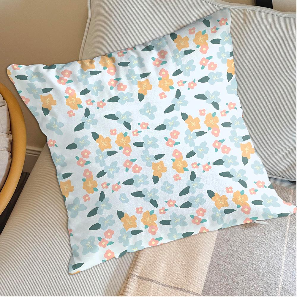 Rose Flowers Pillowcase Cushion Cover 45X45 Ornamental Pillows Christmas Decoration Personalized Gift Nordic Home