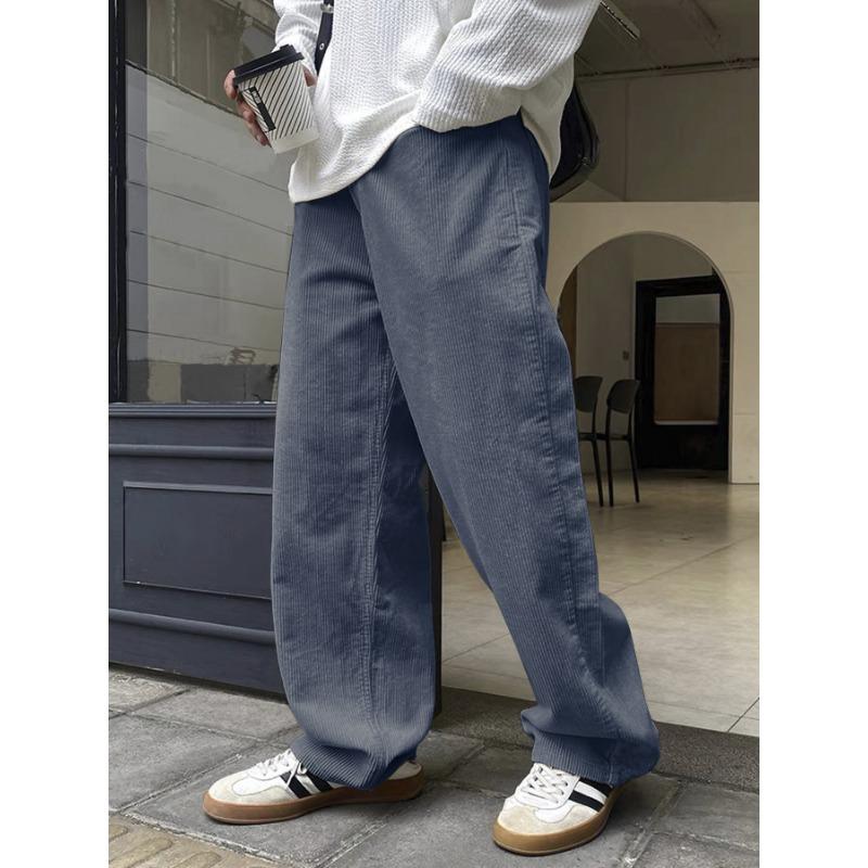Men's casual pants are thin, spring and autumn pendant feeling mopping floor straight pants, casual long pants