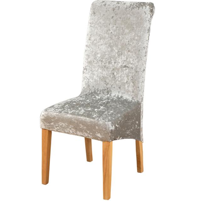 Potah na židli s vysokým opěradlem, velikost XL, zlatý lesklý samet, strečový, ochranné potahy na židli, jídelna, svatební hostina, spandexová látka, pouzdro pro domácí dekoraci