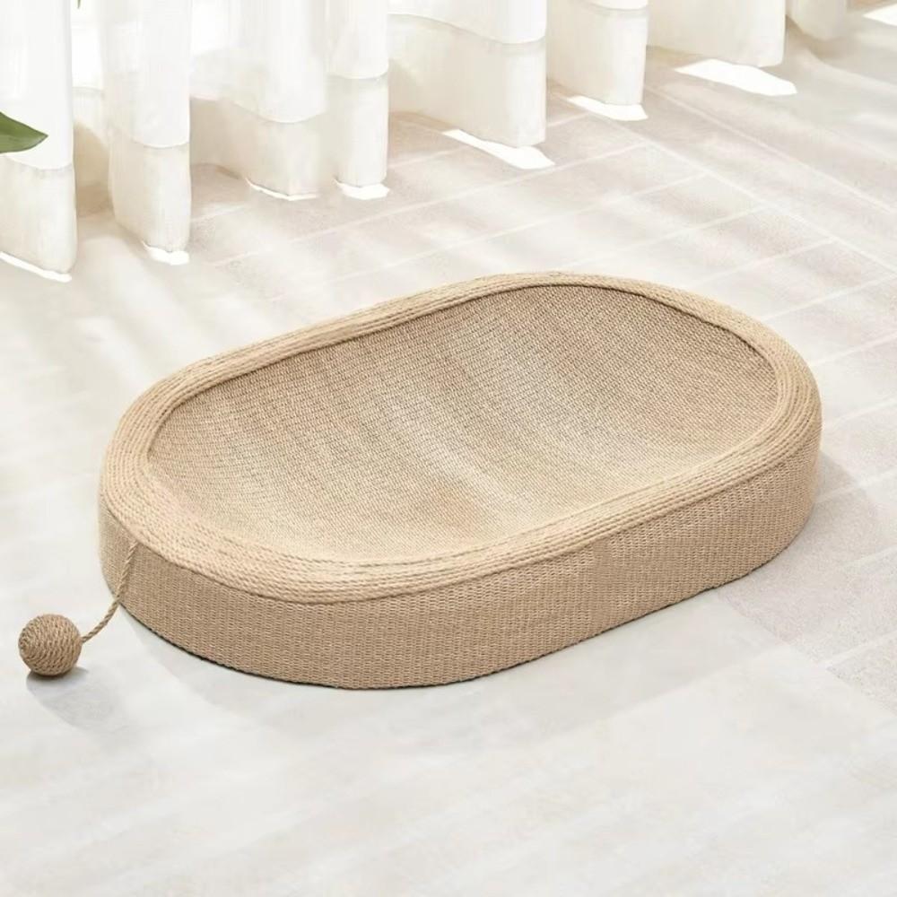 Wear-resistant Cat Paw Board Basin Oval Cat Claw Board Cat Scratching Bed  Sofa Protector