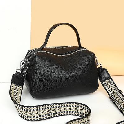 Modische Umhängetaschen für Damen aus echtem Leder, einfache, hochwertige Einkaufstasche, Vintage, Boston-Handtasche, weibliche Schultertaschen