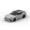 Sports Car Racing MOC Small Particle Assembled Puzzle Building Blocks Car Model Set 8 Grid Car Series Gift