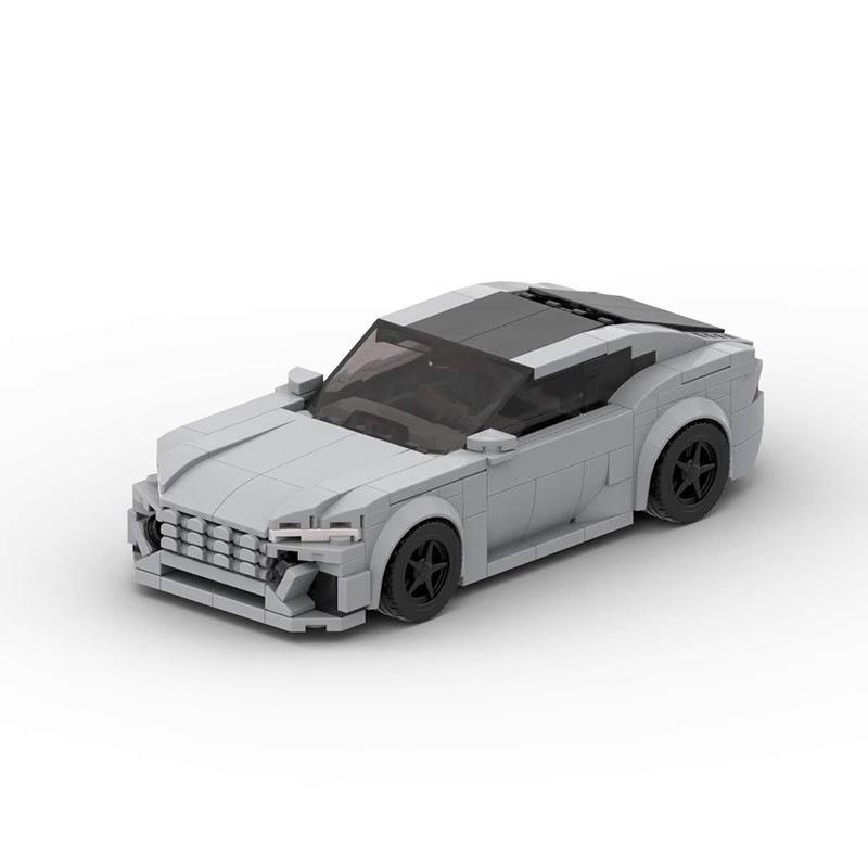 Sports Car Racing MOC Small Particle Assembled Puzzle Building Blocks Car Model Set 8 Grid Car Series Gift