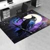 Night Raven Theme Office Carpet Chair Mat: Office Rug for Desk, Large Floor Mat for Home Decor, Sofa