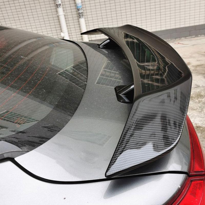 Voor BMW Toyota Honda Kia Hyundai Opel Mazda VW TuningAuto Styling Universeel 5D Koolstofvezel Spoiler Vleugels DIY Refit Kofferbakdeksel