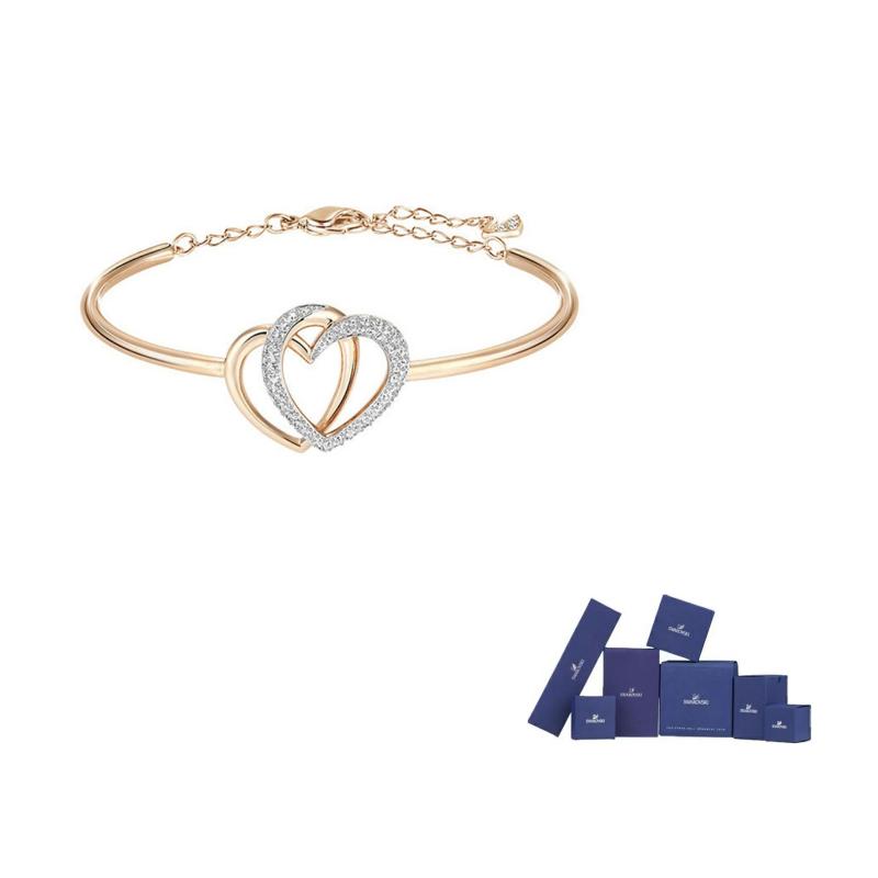 Swarovski DEAR Bangles Womens F-Original brand box розового золота