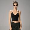 Mitaogirl Kendall Strap Sports Intimates Women's Silm Thin Yoga Wear V Neck Bra Beauty Back Fitness Vest