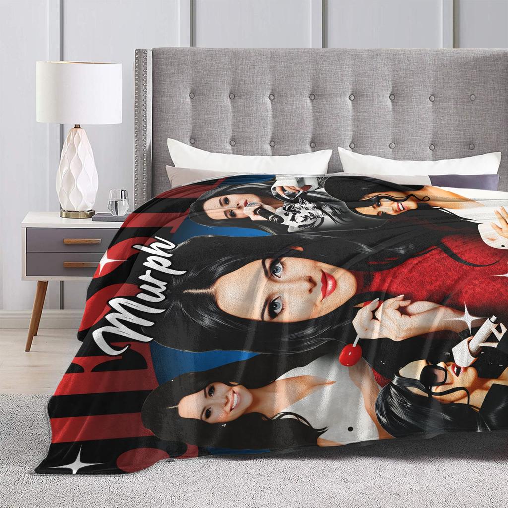 Jessie Murph Hysteria Tour  Warm Blanket  Travel Plush Throw Blanket Funny Living Room Flannel Bedspread Sofa Bed Cover