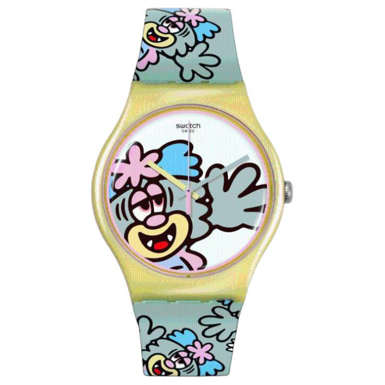 SWATCH Unisex 41mm White Watch SO29Z140 SO29Z140 White Dial