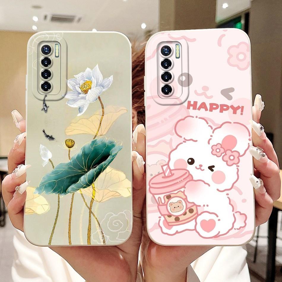 For Tecno Camon 17 Pro 17P Phone Case Camon17 Camon17P 17Pro CG8 CG7 CG6 Elegant Floral Pattern Soft Silicone Shockproof Cases
