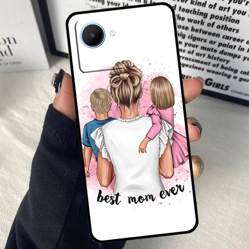 Baby Mom Daughter Girl Son Dad For Realme C75 C55 C71 C61 C53 C33 C63 C51 C65 C67 11 12 13 14 15 Pro Plus GT6 GT7 Pro Case