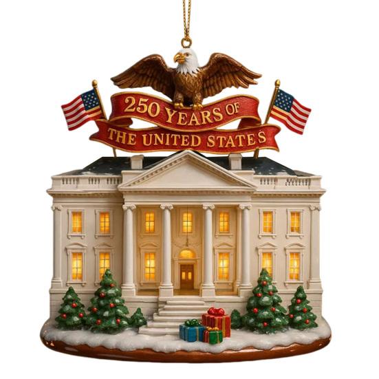 US 250th Anniversary Decoration 250 Years of The United States Commemorative Ornament Keepsake Patriotic Hanging Decoration