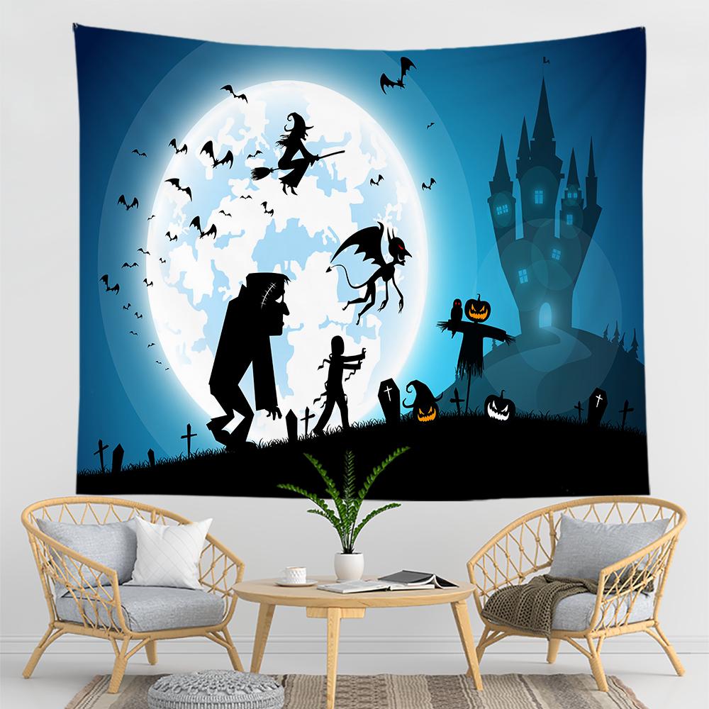 Хэллоуин Гобелен Настенный Гобелен Рука Хиппи Кошелек или Жизнь Колдовство Домашний Декор — фото 3