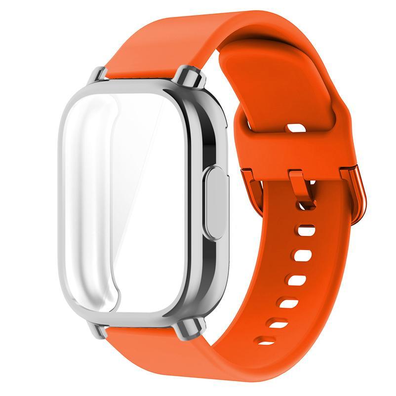 Protector Case+Strap For Redmi Watch 5 active Redmi Watch 5 Lite Full Cover Screen TPU Soft Shell and Breathable Sport Band