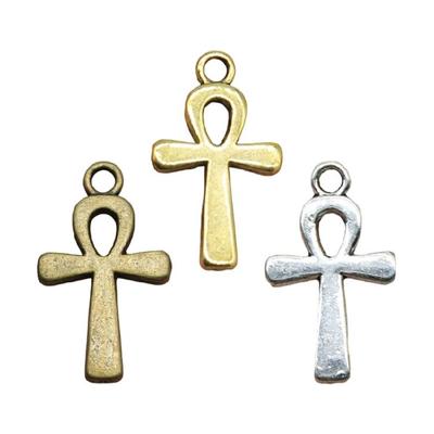 10 Stück/Packung Leichter Glaubenssymbol-Anhänger Legierung Halskette Ohrringe Schmuck Kruzifix-Anhänger Charme Für Tägliche Outfits