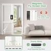 Magnetic Mosquito Door Curtain - Strong Magnet Design,Easy Install & Clean Breathable Polyester Mesh for Home Bedroom Kitchen