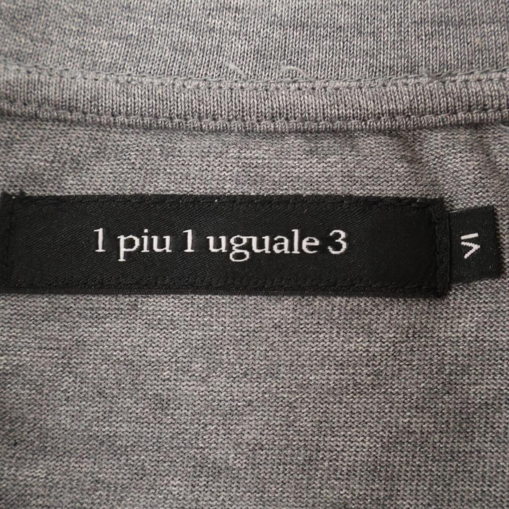 1piu1uguale3 MRT290 Gray CAMO LEAF R-NECK TEE Back Camo Leaf T-shirt Tops 6 grayUsed