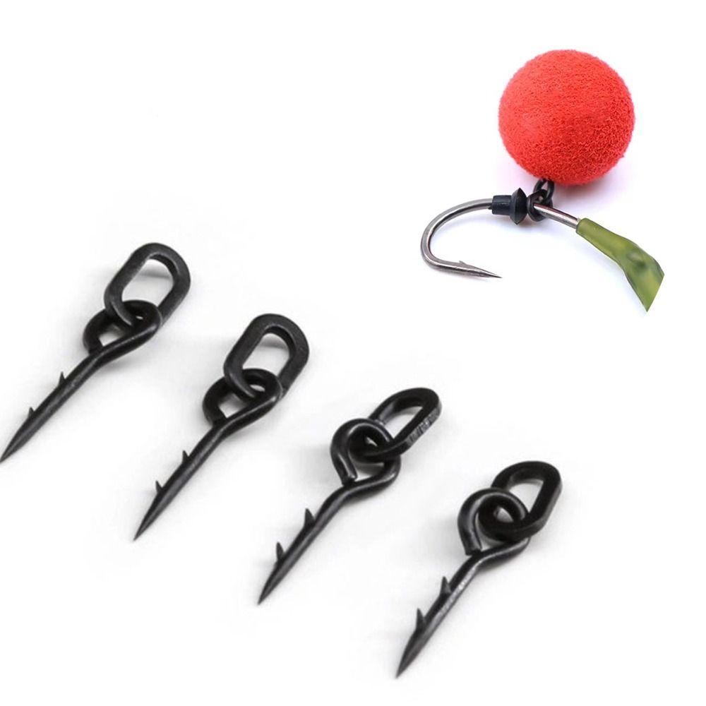 20pcs With Hook Barbs Carp Fishing Accessories Maggot Pin Hair Rig Method Feeder  Freshwater Fishing