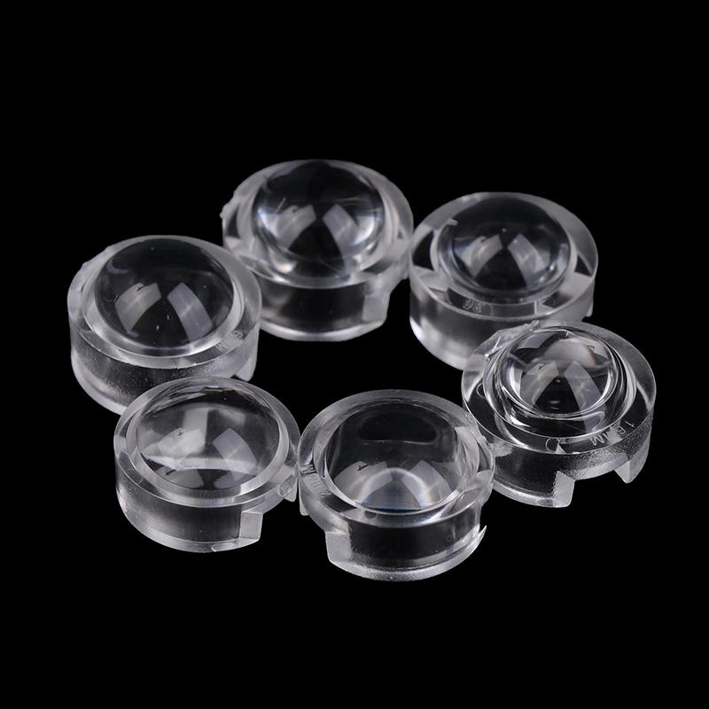 10Pcs 13Mm Led Lens 1W 3W 5W High Power Lights Lense 15 30 45 60 90 100 Degree Pmma Smooth Face For Infrared Monitor Cctv