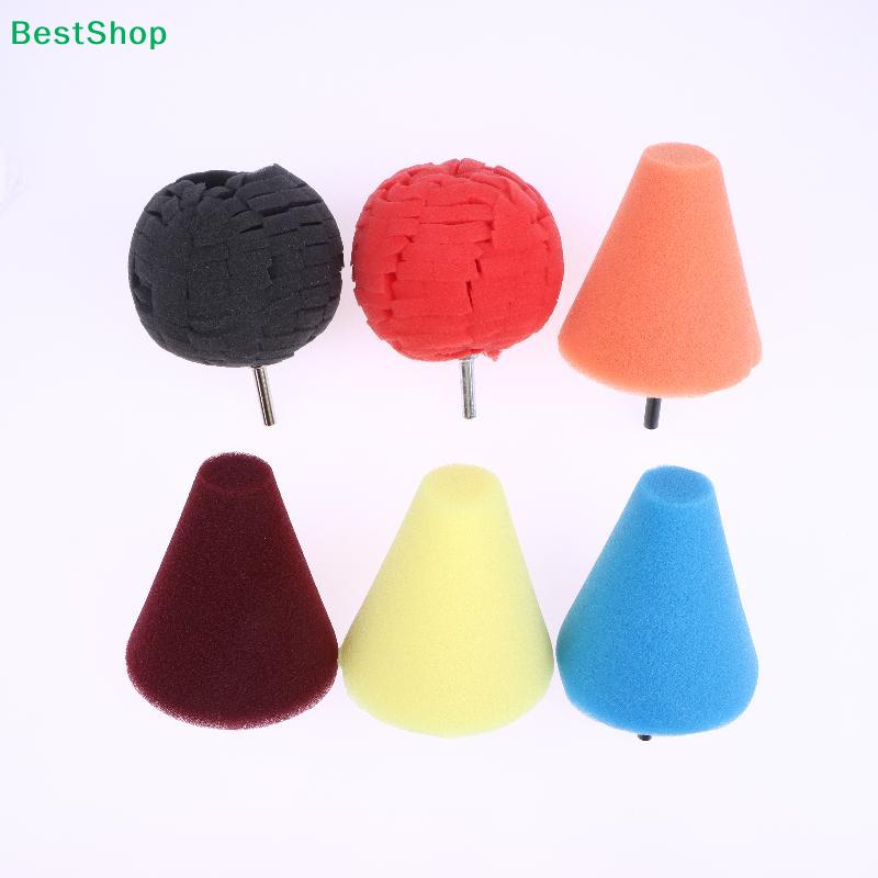 Car Polishing Cone & Ball Set – 2Pcs Drill Attachment for Wheel Hub & Interior Detailing