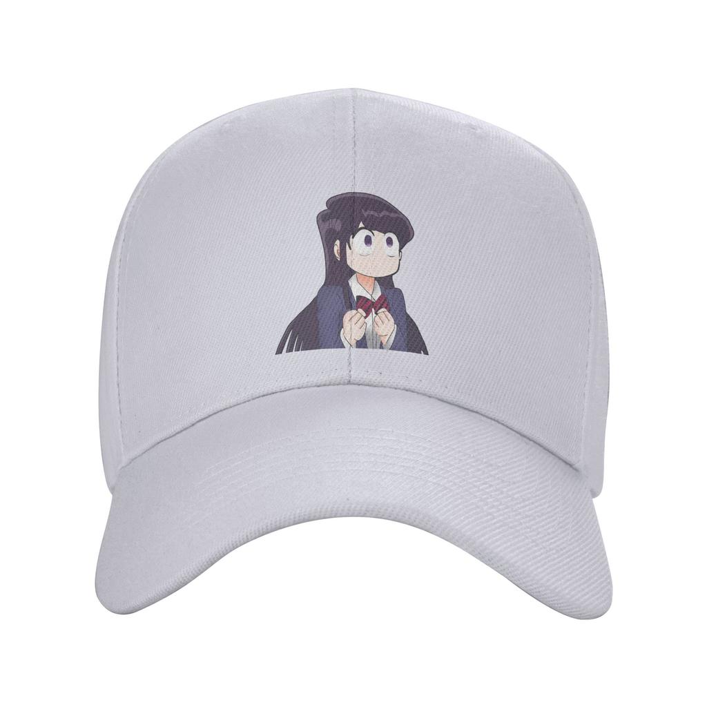 Fashion Kawaii Komi KomiSan Cant Communicate Curved Brim Baseball Cap Light Vintage Womens Visor