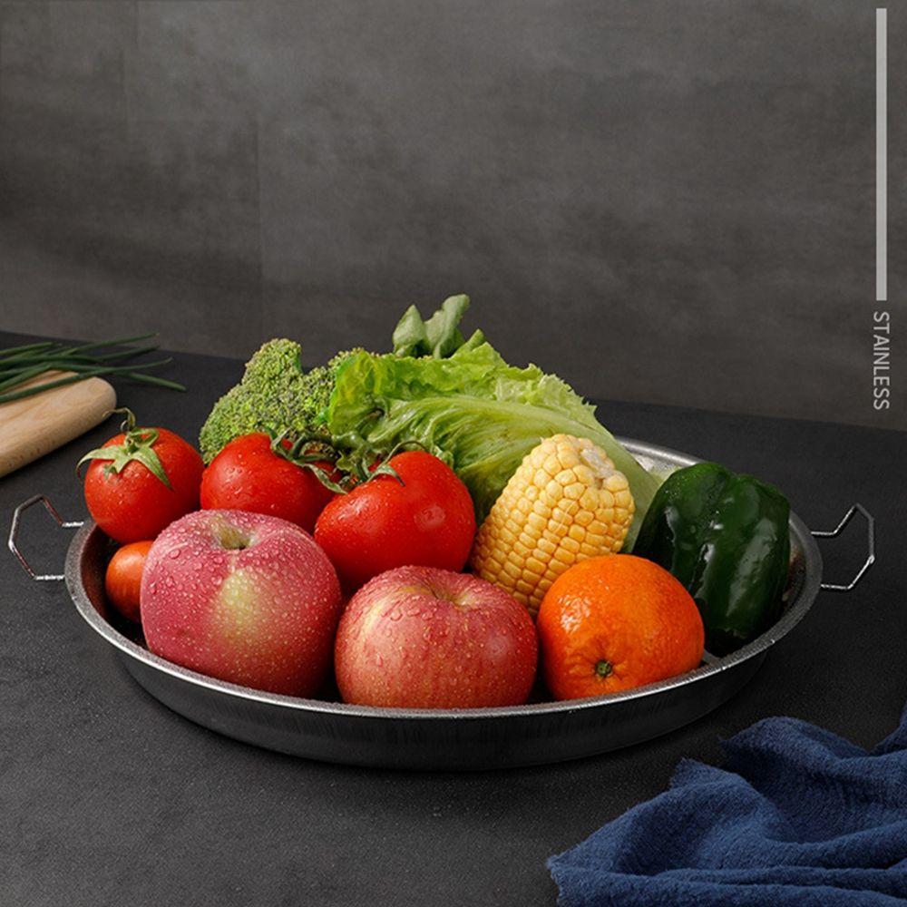 Baking Tray Cake Dish Storage Pan Steaming Plates Cold Noodle Plates Dishes Kitchen Serving Tray