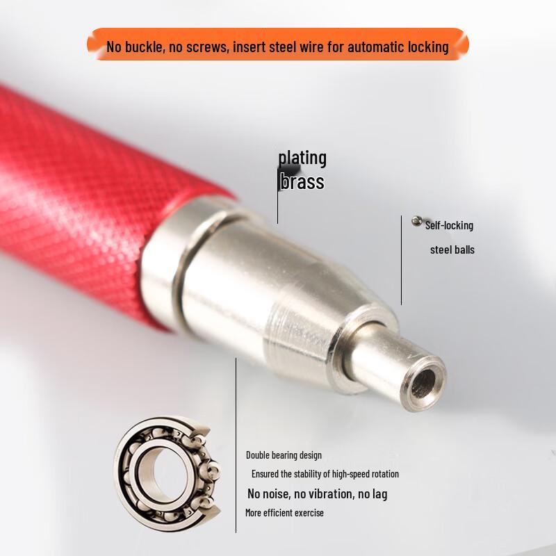 JIESHUO Self-locking Aluminum Alloy Jump Rope