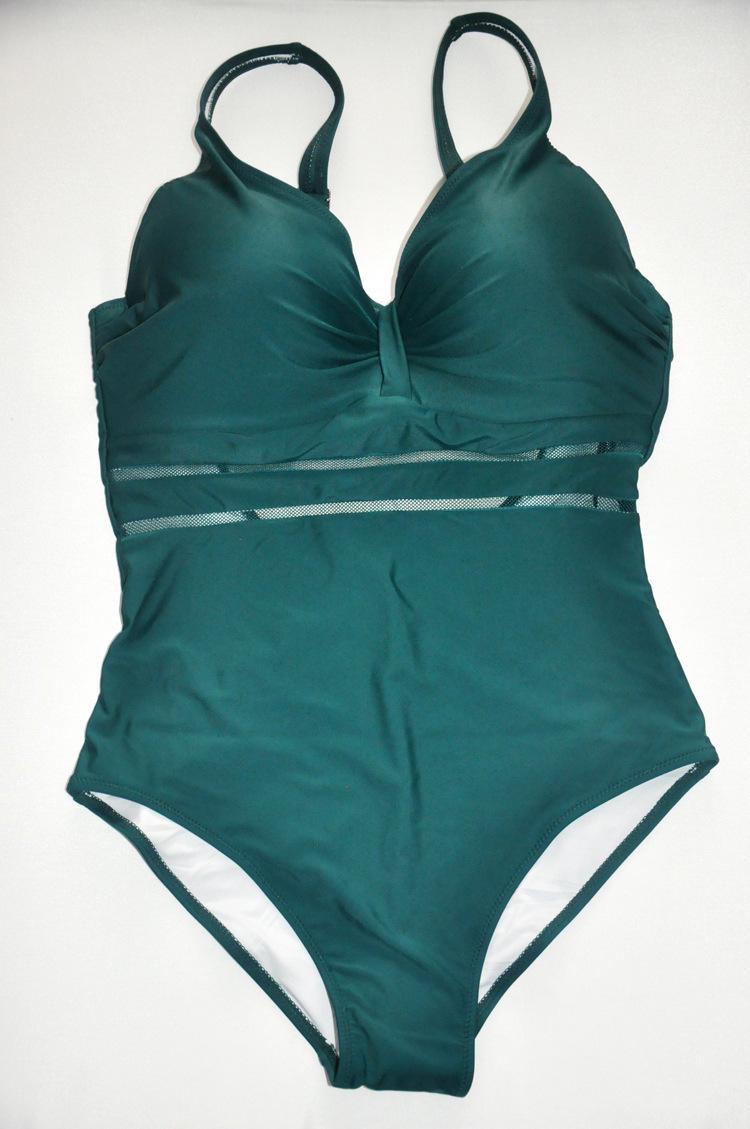 Hanli Valley Smart+Sexy Large Cup Tummy-Concealing One-Piece Swimsuit 261013 Size 52
