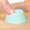 10Pcs Muffin Non-stick Cup Flexible Silicone Holiday Party Cupcake Liner for Household