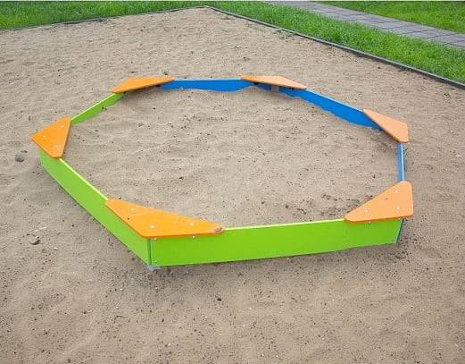 Approved Hexagonal Sandpit