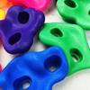 10Pcs Colourful Pig Nose Shape Children Rock Climbing Holds Indoor Outdoor Kids Playground Build  Wood Wall Climbing Stones Toys