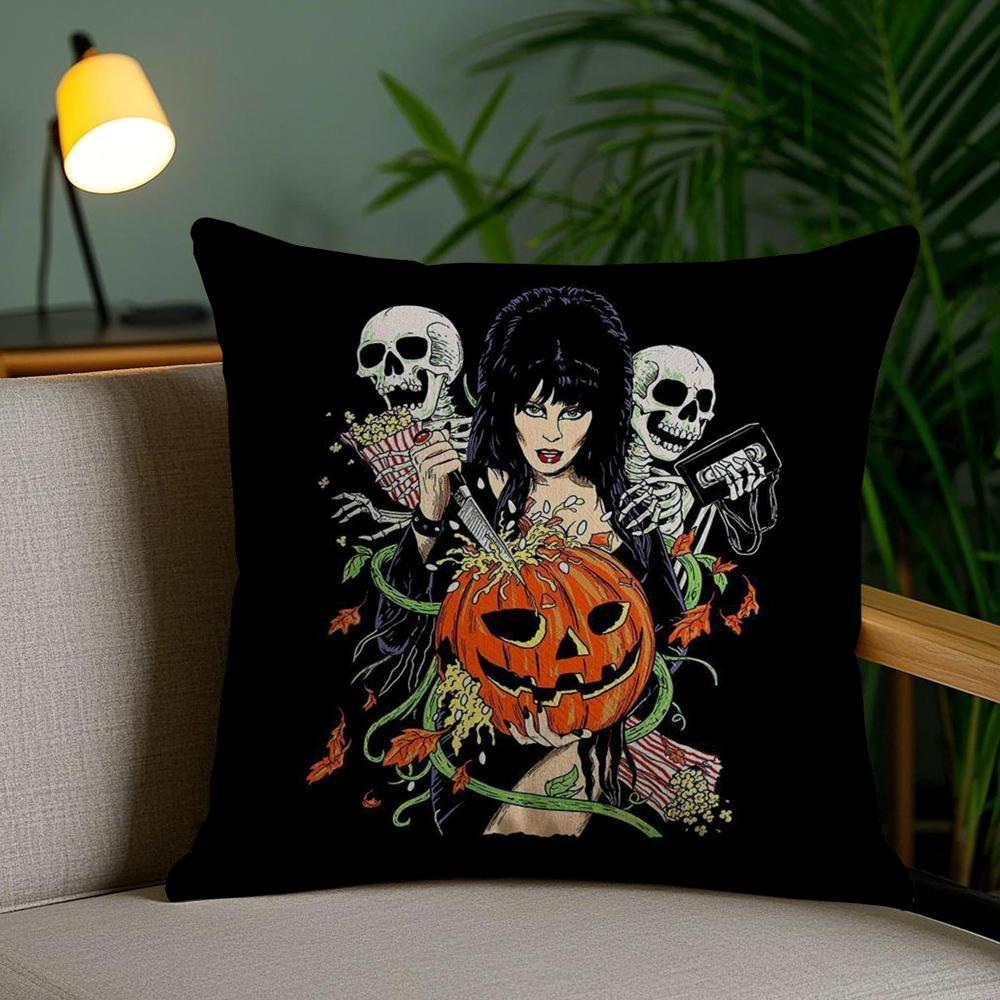 E-Elviras Mistress Dark Cushion Cover Soft Short Plush Double-Sided Printing Home Decor Machine Washable Pillow Case Gift
