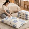 4PCS Blue Floral Pattern Vacuum Compression Bag Large Capacity Clothes Moving Bag Pillows