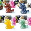 Unicorn Resin Figurine With Handcrafted Crystal Texture For Home Decor And Giftgiving