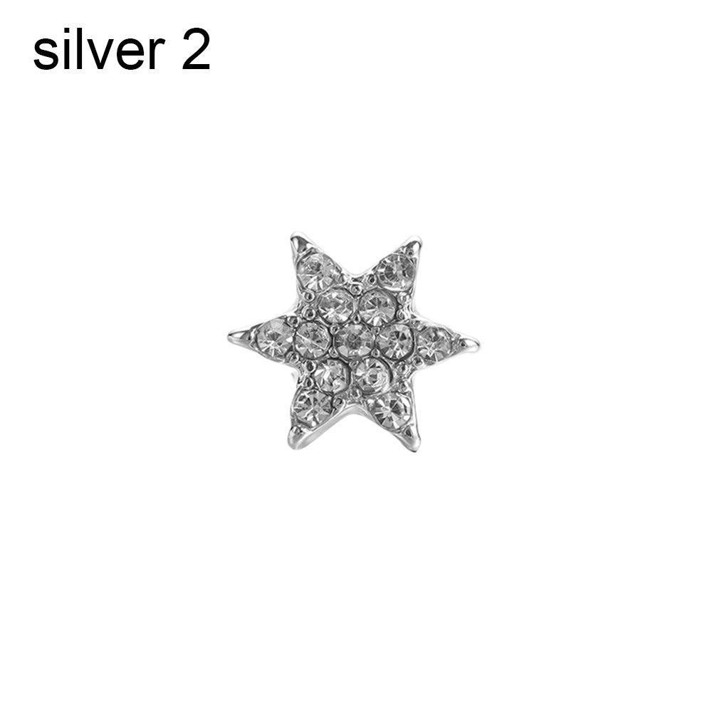 Charms for Apple Watch Silicone Band Series 11/10/9/8/ultra/SE Bracelet Metal Decoration Jewelry for Galaxy Watch 7/6/5/4 Strap