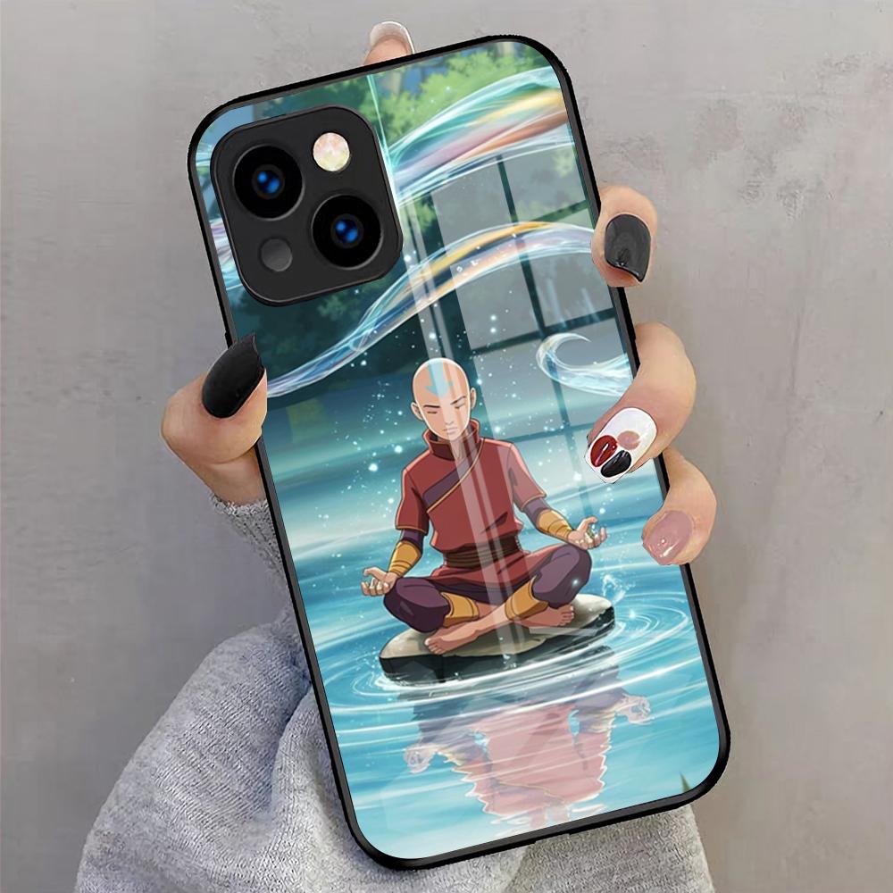 Anime The Last Airbender Phone Case For IPhone 17 Pro Max 16 15 14 Pro Max 13 11 X Xs Xr 8 7Plus Glass Cover