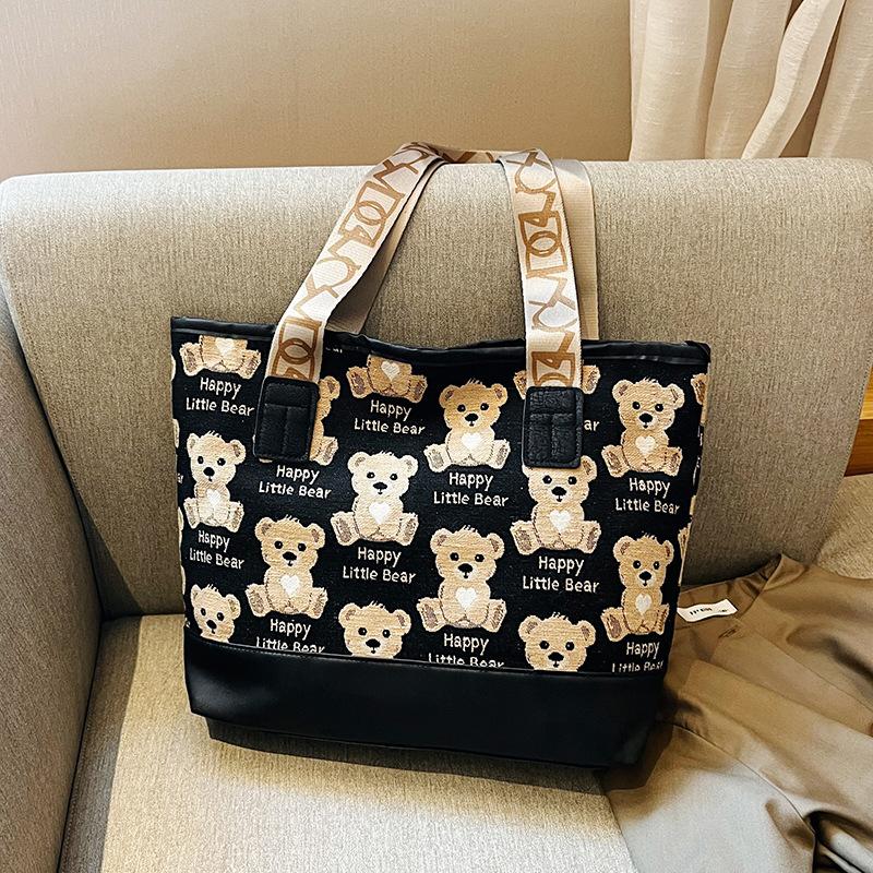 

New Canvas Women s Single-shoulder Bag for Commuting To Work default чёрный