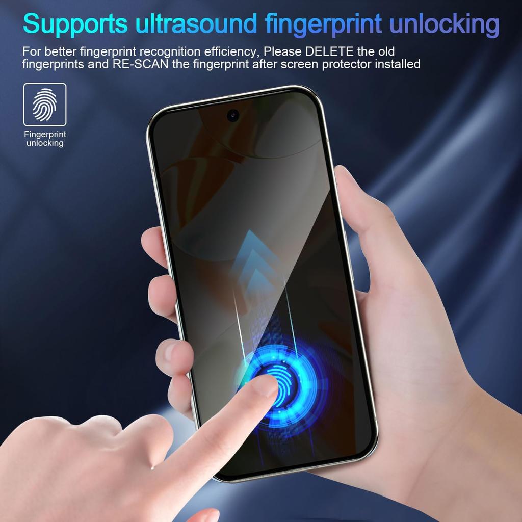 4pcs Premium Tempered Glass for Samsung Galaxy S26 S25 Edge S24 Ultra S23 S22 S21 Plus FE Note20 Screen Protector Fingerprint Unlock Glass Flim