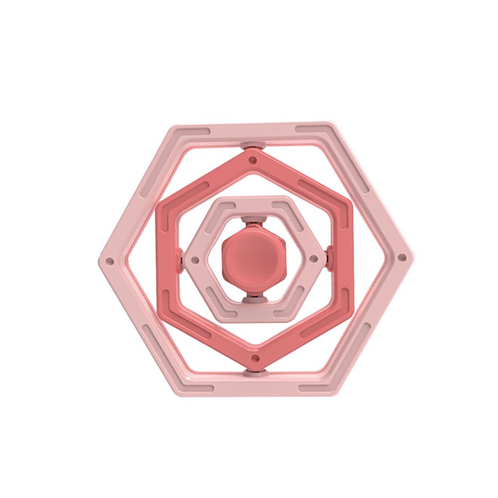 Hexagonal 3D Universal Infinite Flipping Fingertip Gyroscope Creative Fingertip Gyroscope Decompression Toy