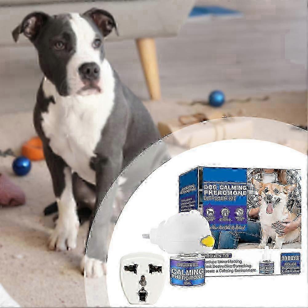 Pet Calming Pheromone Diffuser Kit Anti-stress Anxiety Relief Calming Spray For Cats Dogs_Lumo