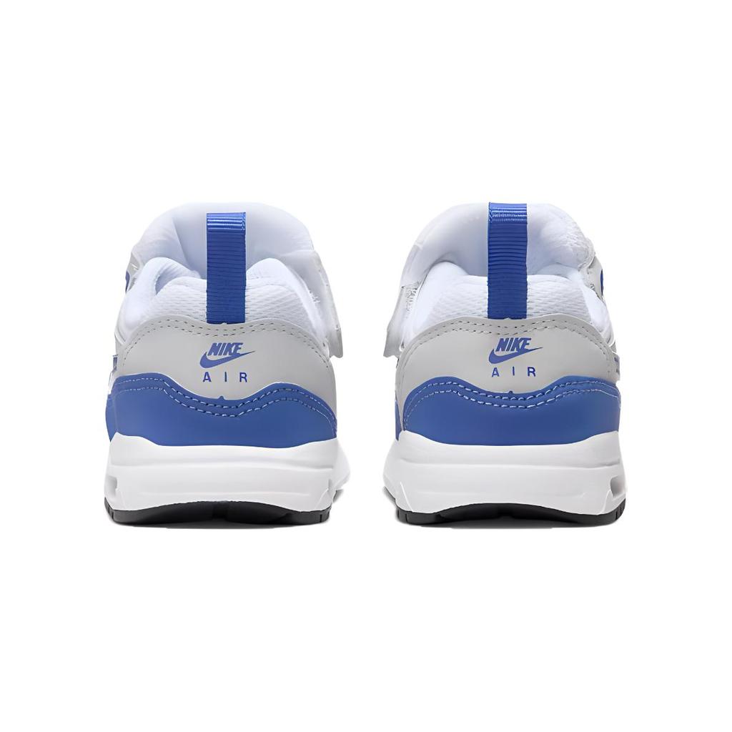 Nike Air Max 1 EasyOn TD Toddler Shoes White Royal Blue DZ3309-104