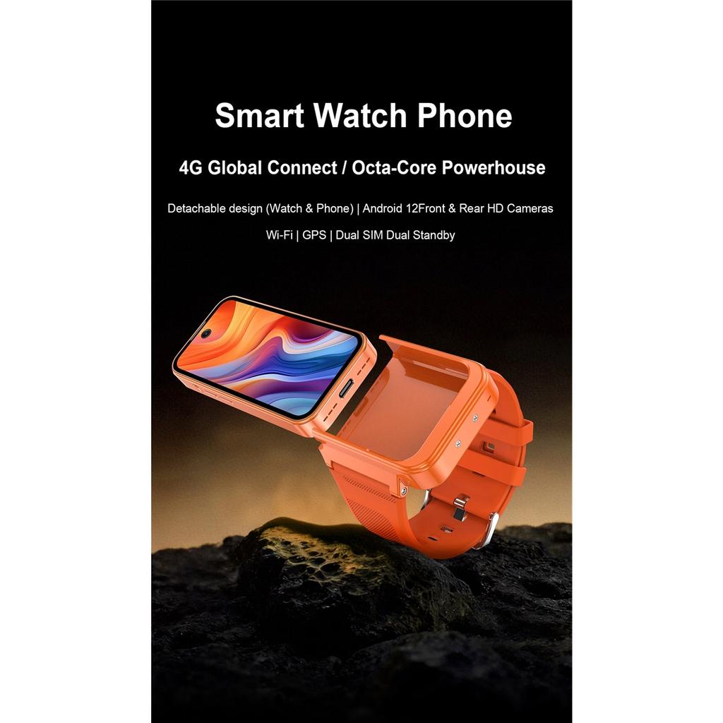 PG999 Smartwatch Phone Touch Screen GPS Wi-Fi Octa-Core Powerhouse HD Cameras Android Dual SIM Dual StandbGlobal Connect Buy now