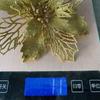 Artificial Glitter Christmas Flower Set of 6 Decorative Wreaths Wedding Party