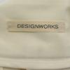 Unused DESIGNWORKS Made In Japan Double Cross Pants 40 Ivory Women Used